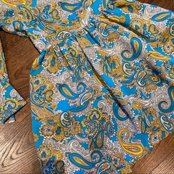 H&M Paisley Print Babydoll Dress Size 2 - Picture 6 of 9